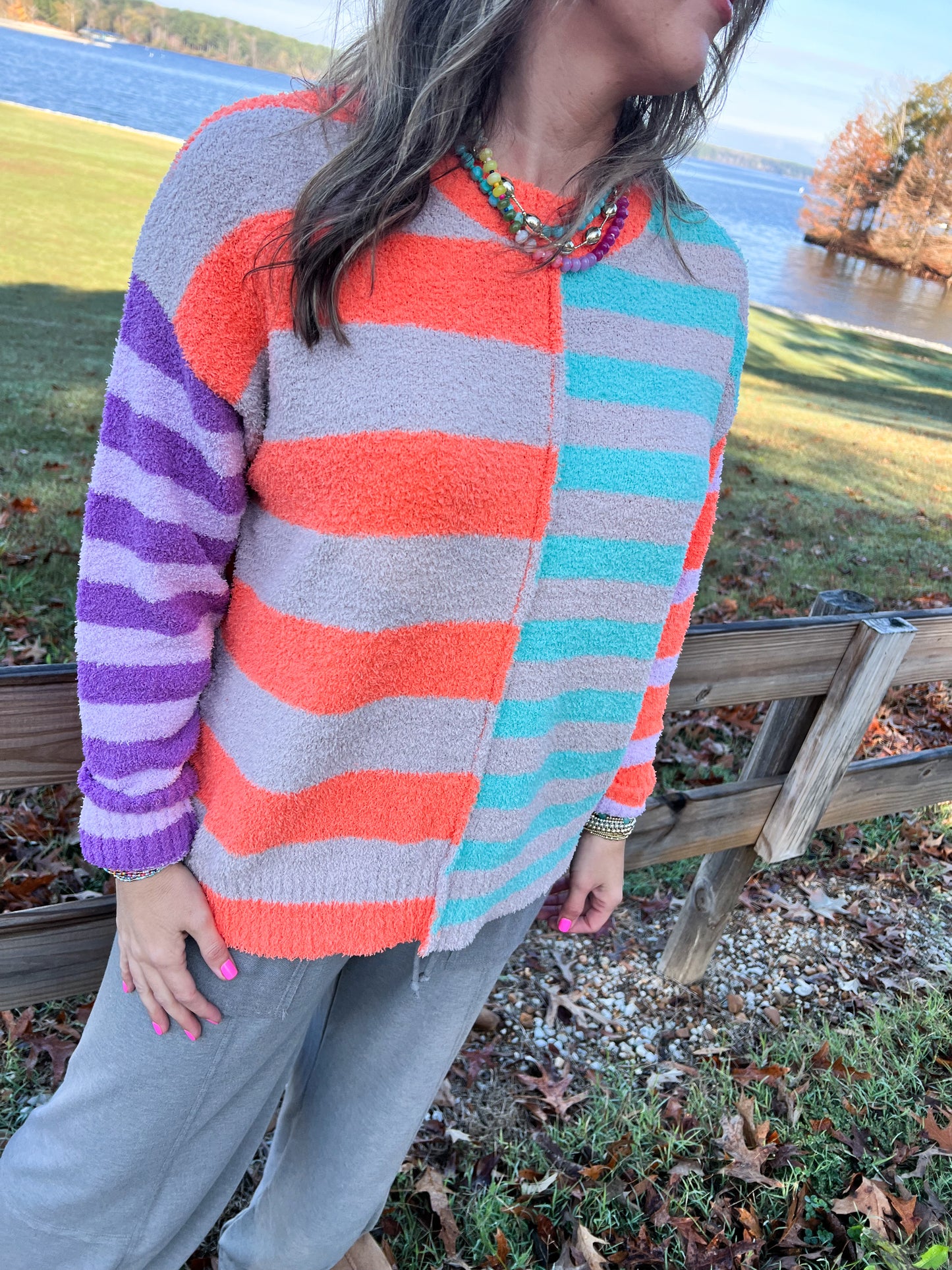 Mixed Stripe Sweater