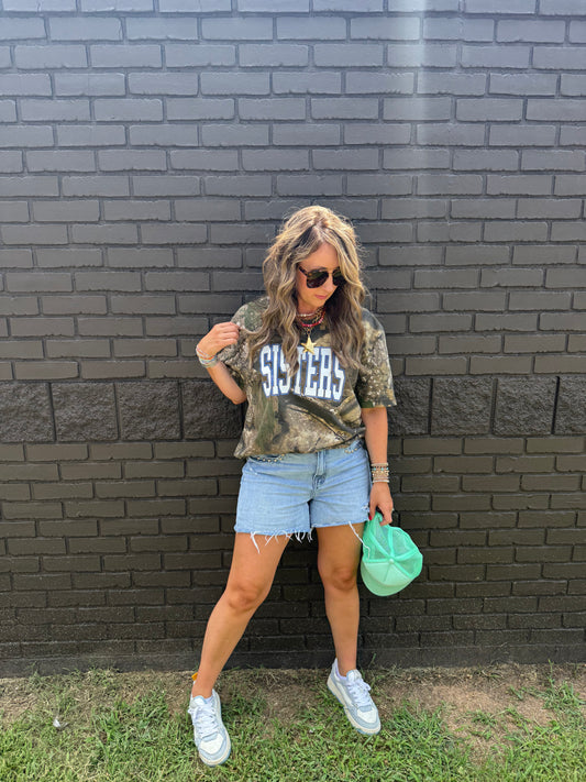 Sisters Camo Tee
