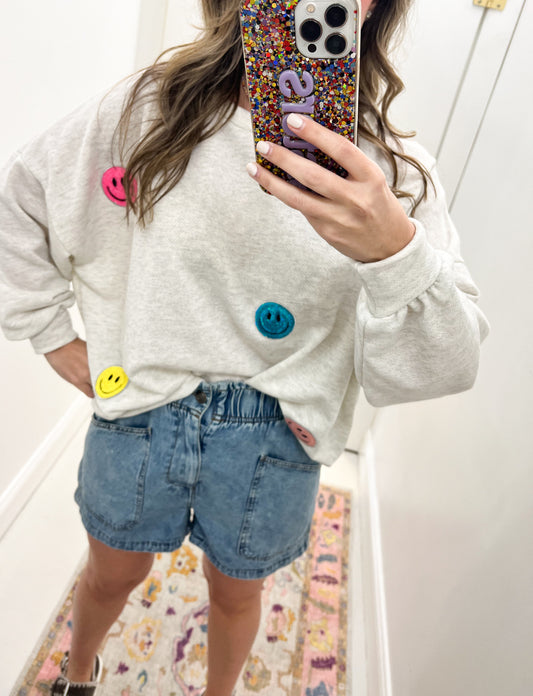 Silly Smiley Sweatshirt