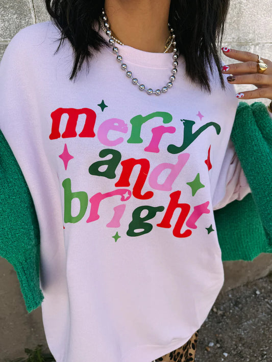 MERRY & BRIGHT SWEATSHIRT