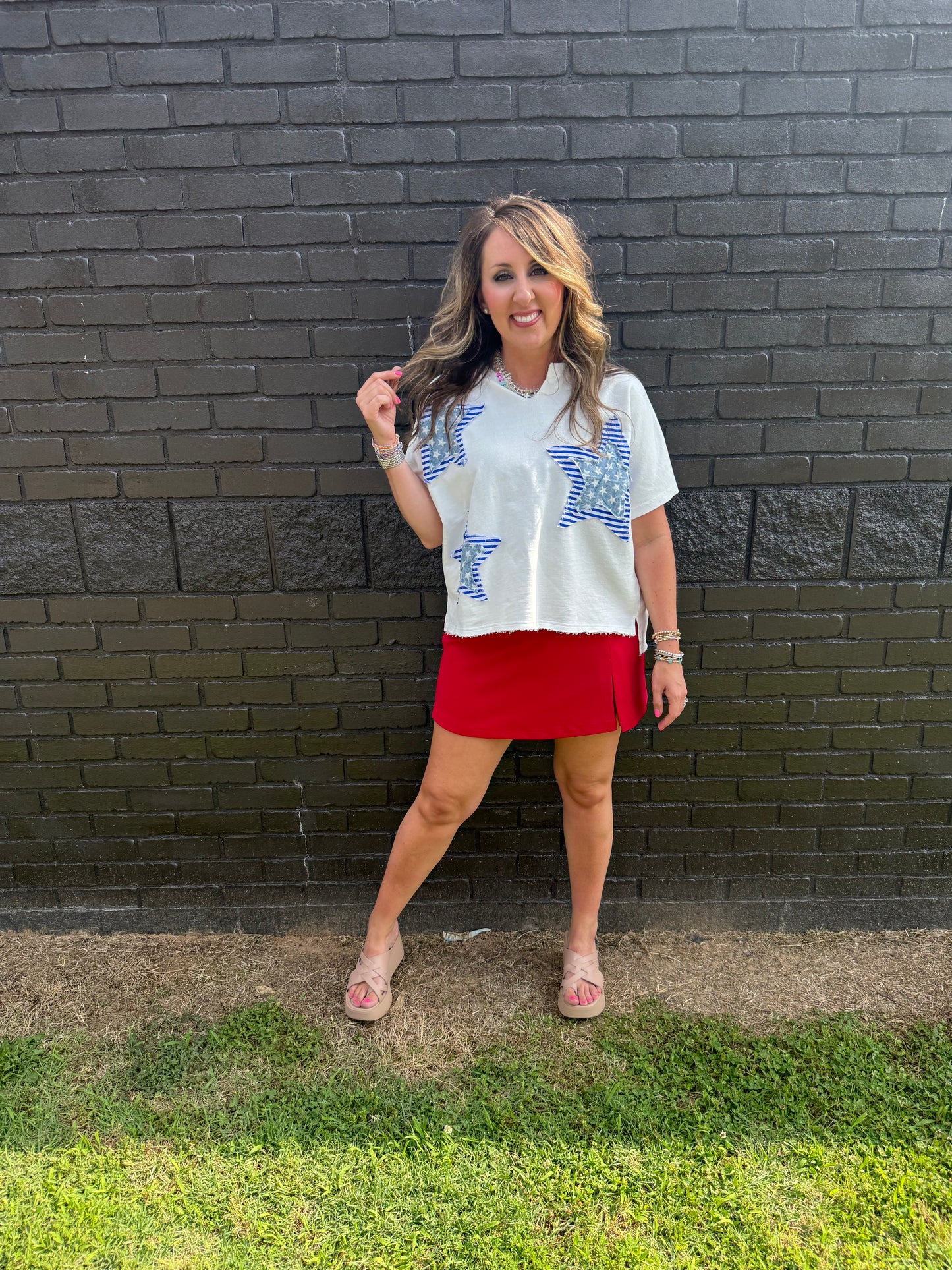 Freedom Star Top White