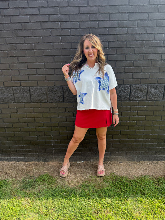 Freedom Star Top White