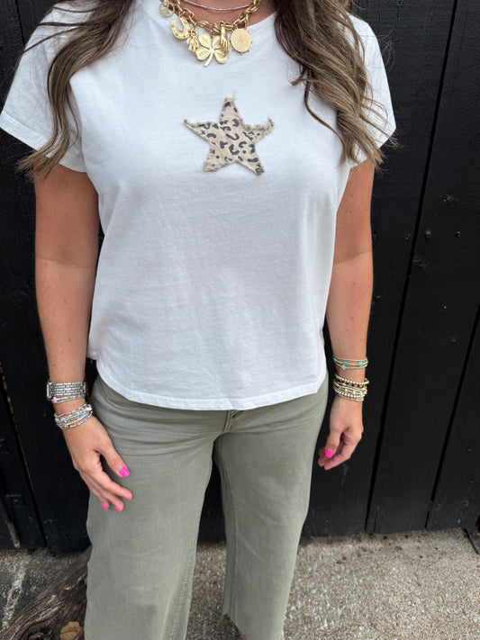 Starry Leopard Tee