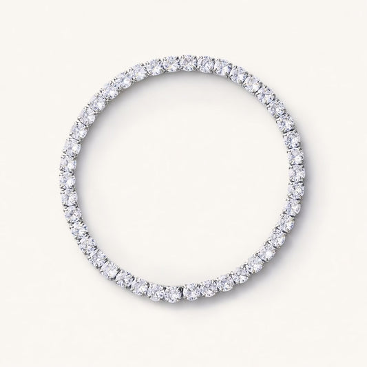NK Tennis Bracelet Silver