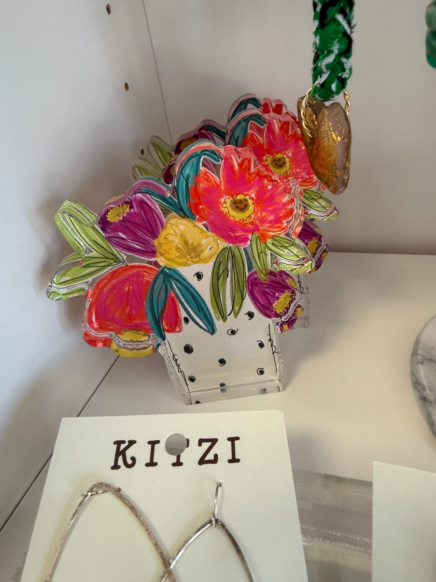 Flower Acrylic Shelf Sitter