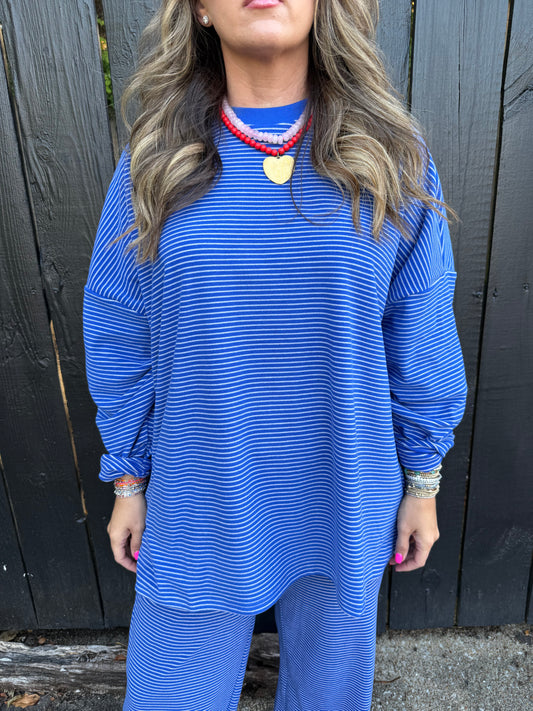Levi Stripe Royal Top