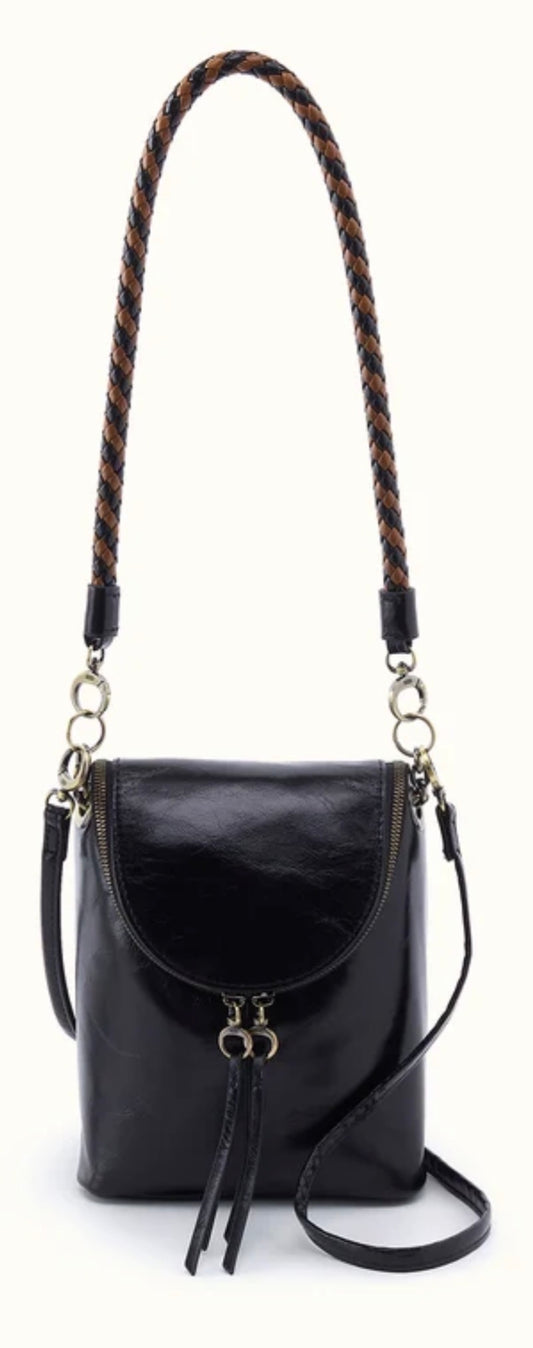 Hobo Fern Duo Crossbody Black