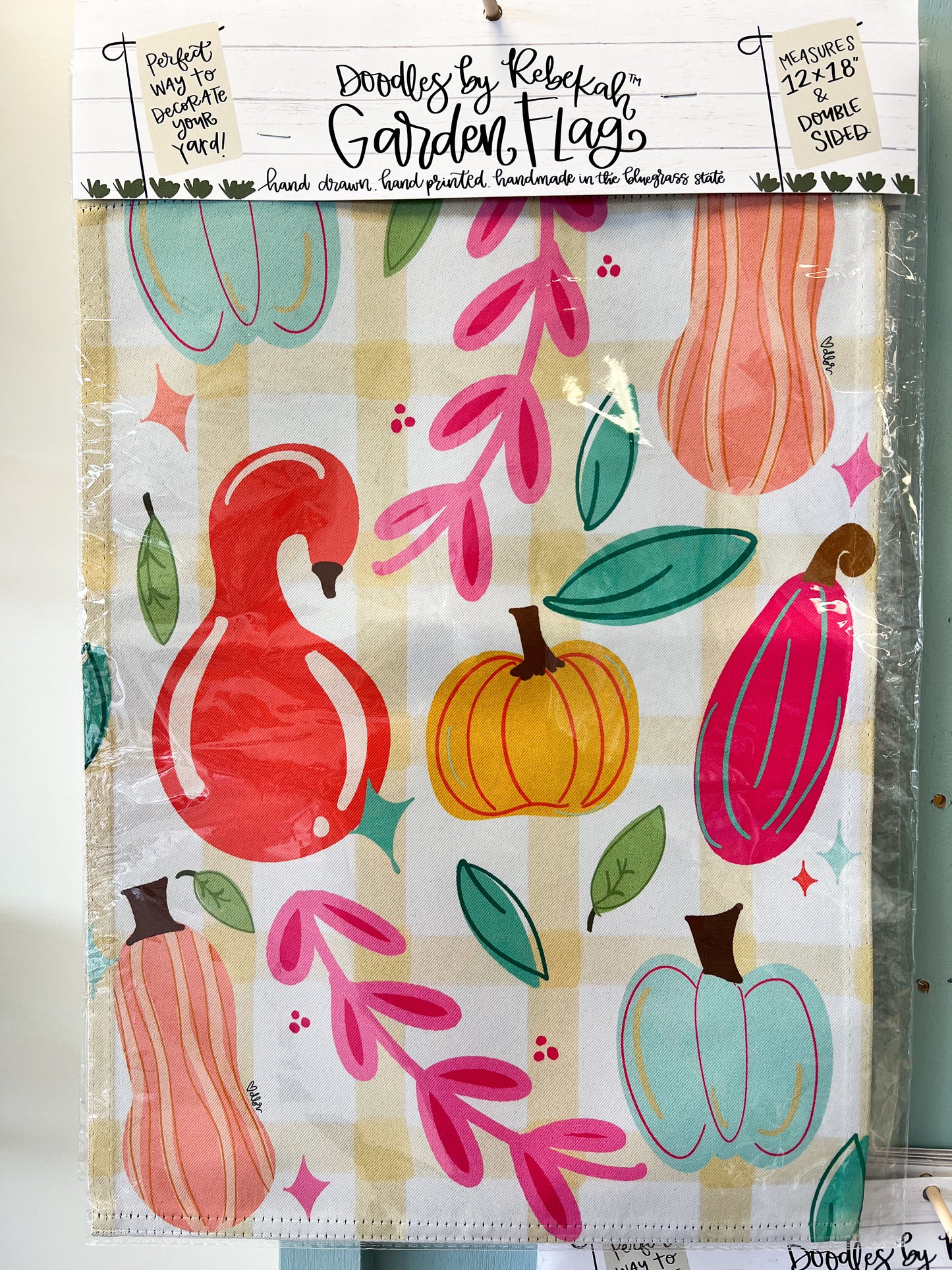 Colorful Gourd Garden Flag