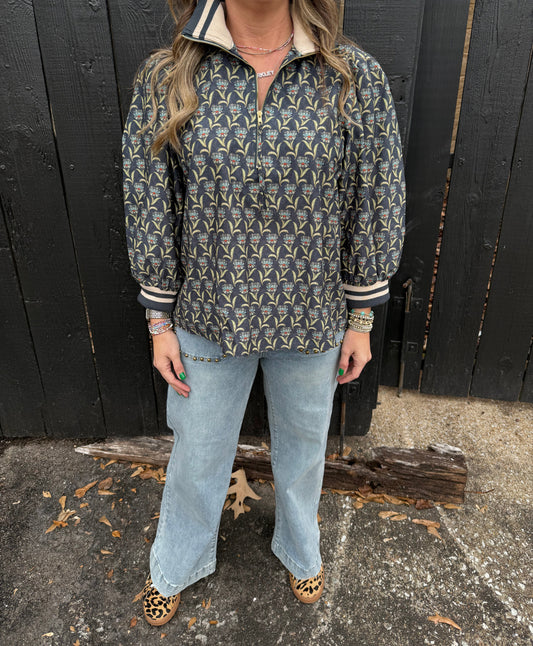 Midnight Floral Top