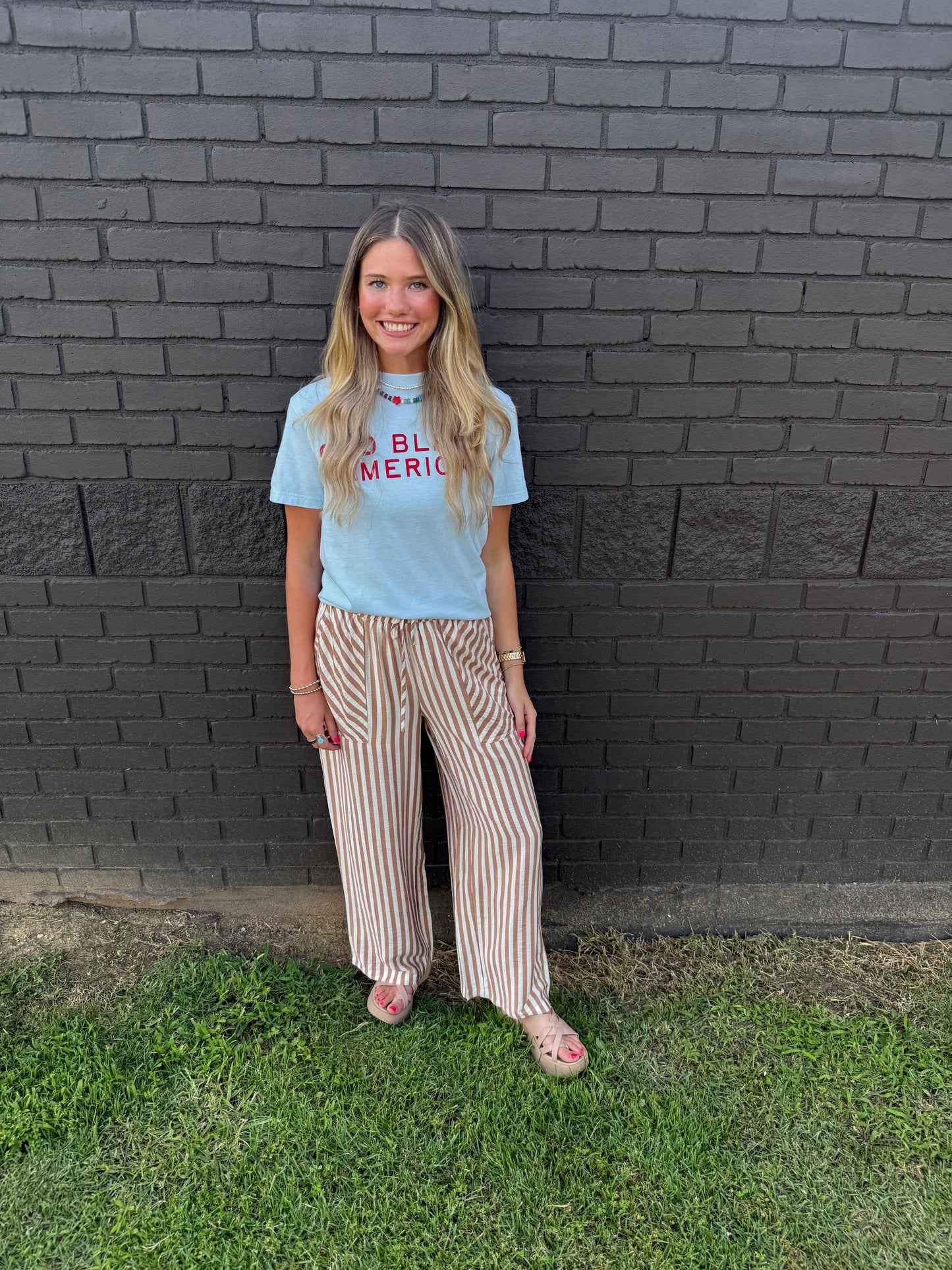 Beachy Stripe Pants