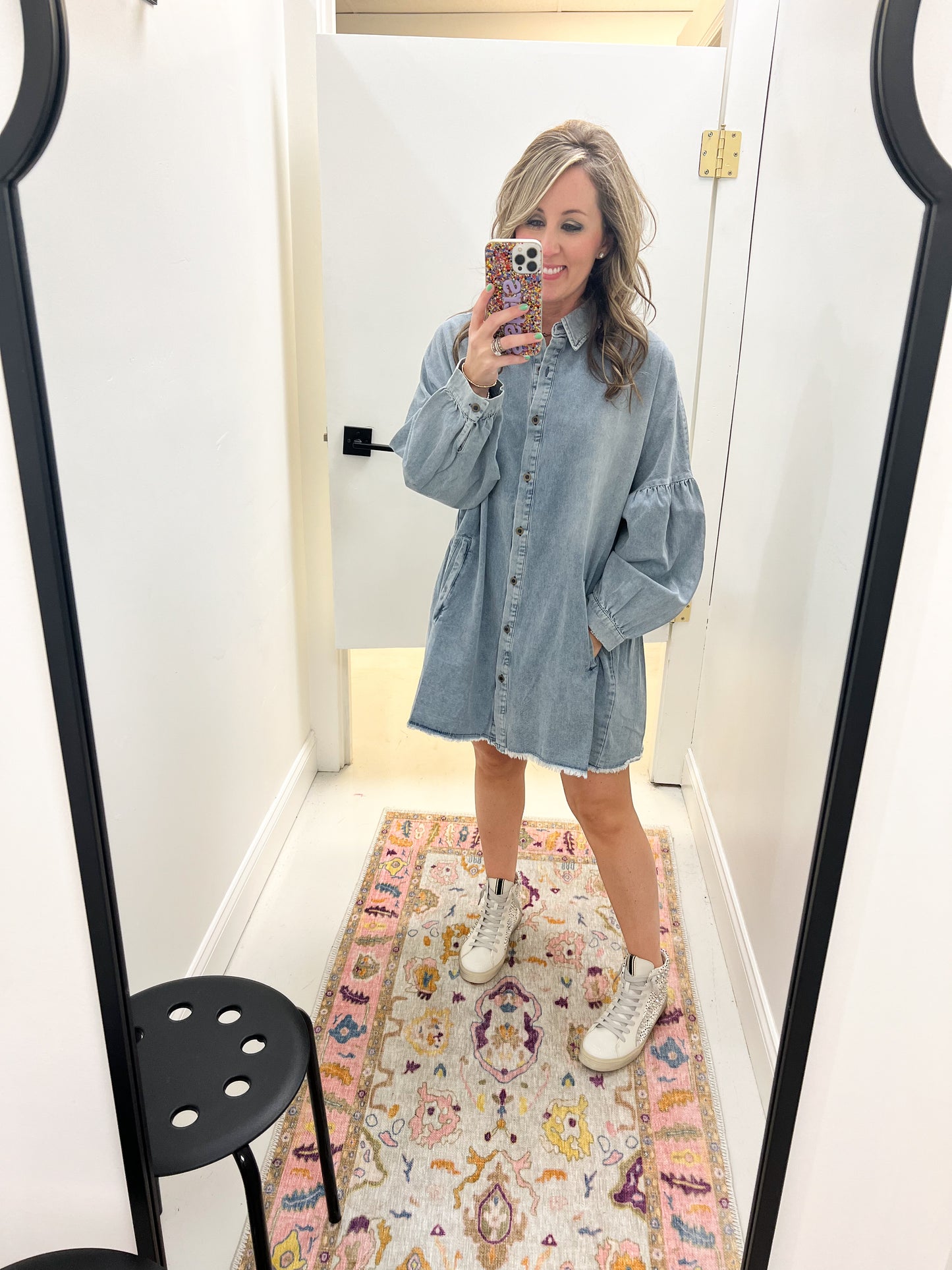 Delightful Denim Tunic