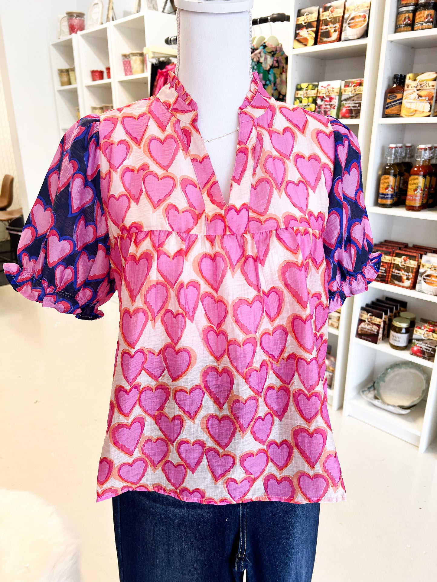 Heart Pattern Top