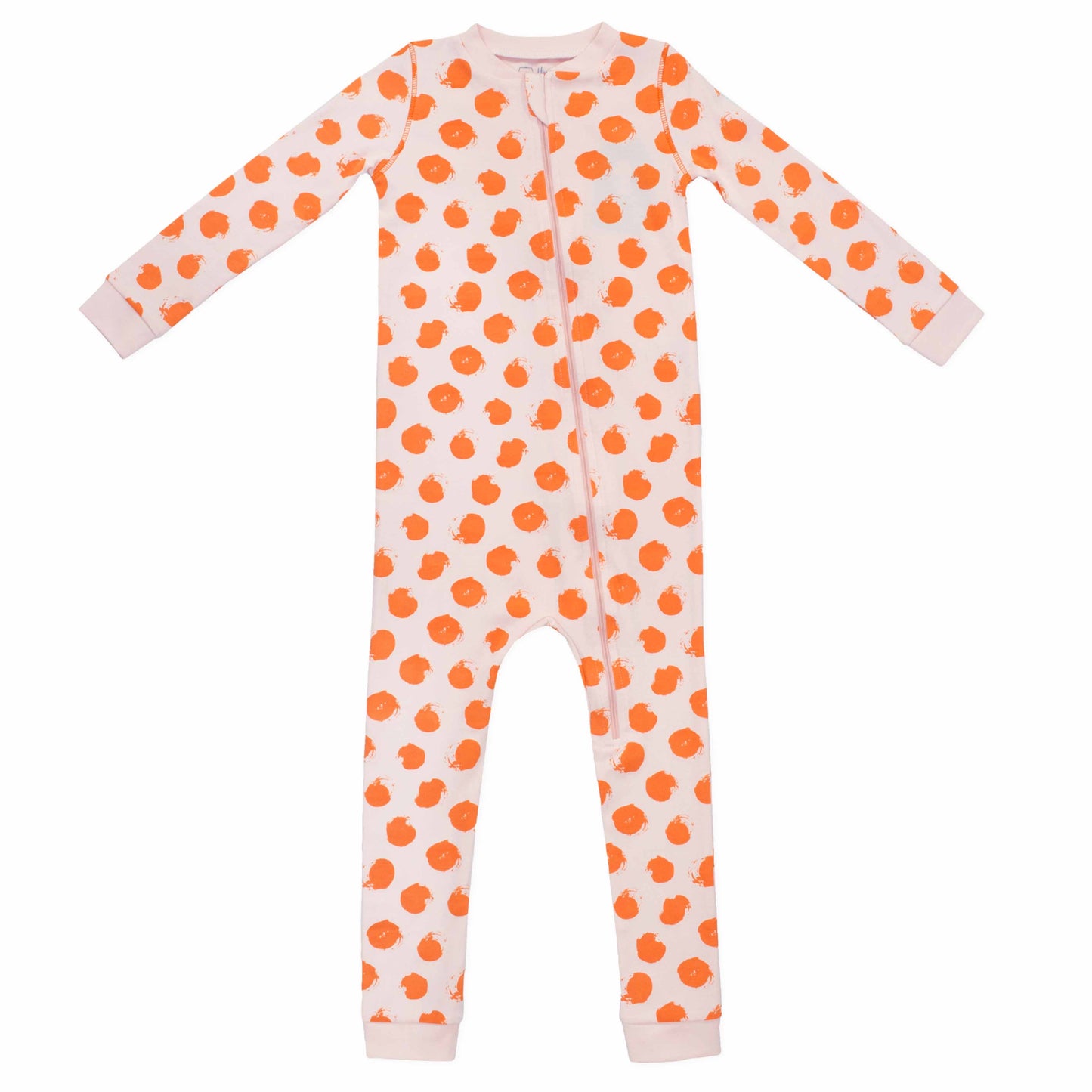 Polka Dot Zippered Pajama