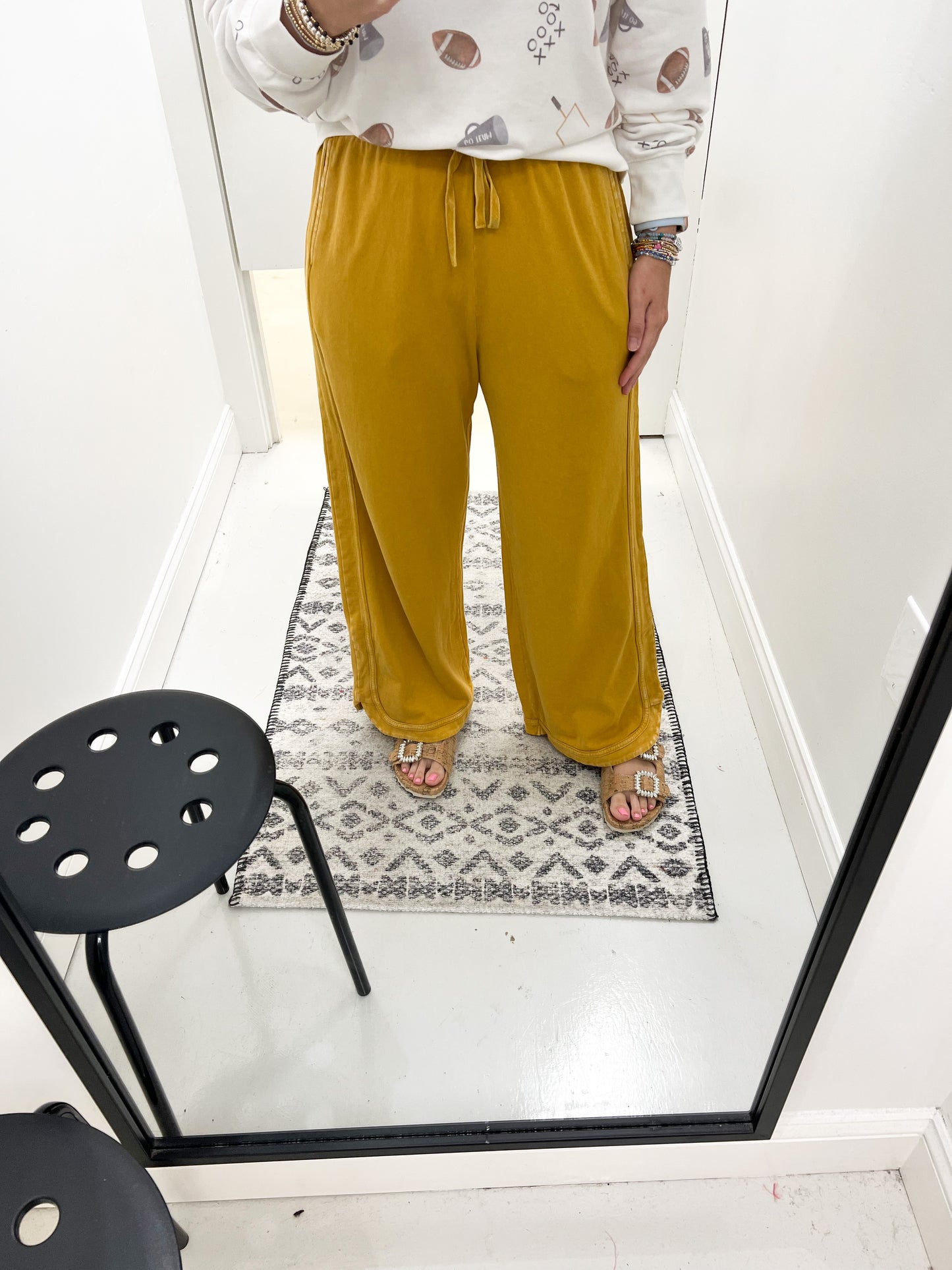 Willow Wide Leg Mustard