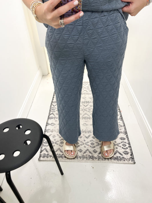 Let’s Vacay Quilted Pants