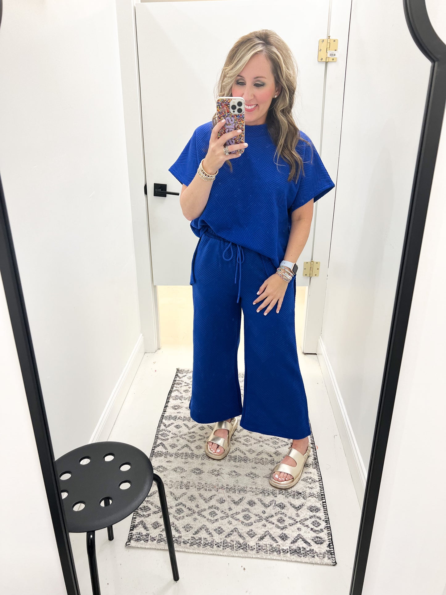 Let's Vacay Pants Royal Blue