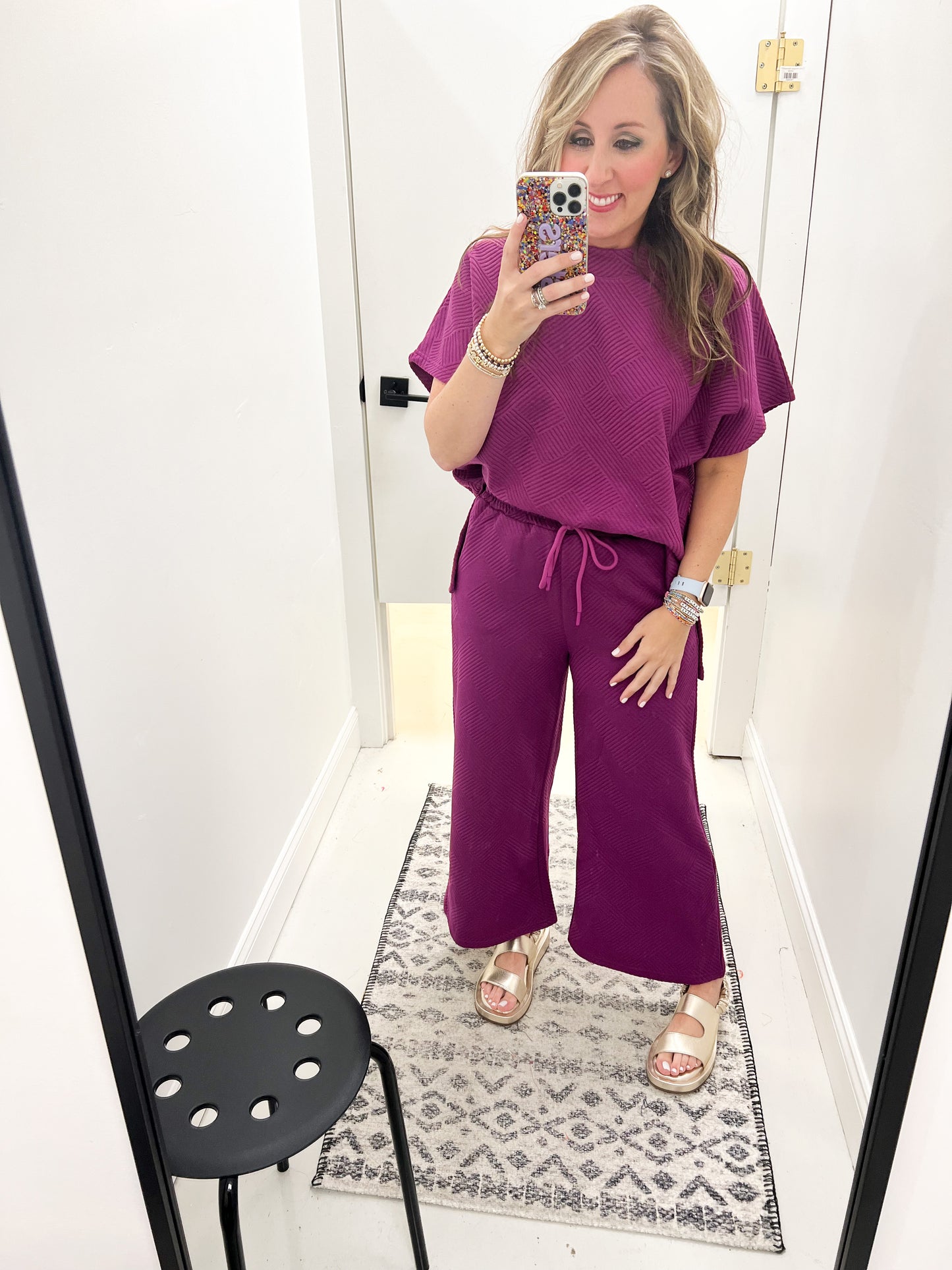 Let's Vacay Top Magenta