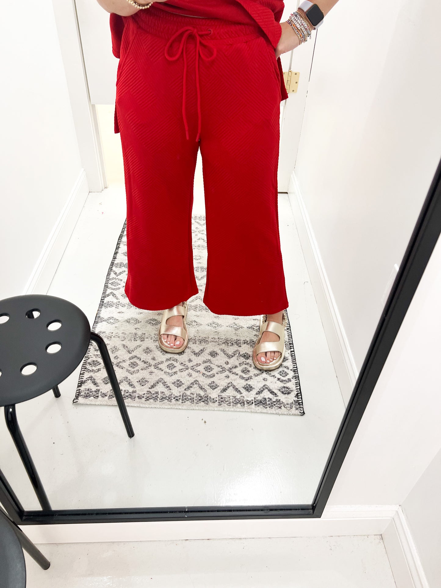 Let's Vacay Pants Red