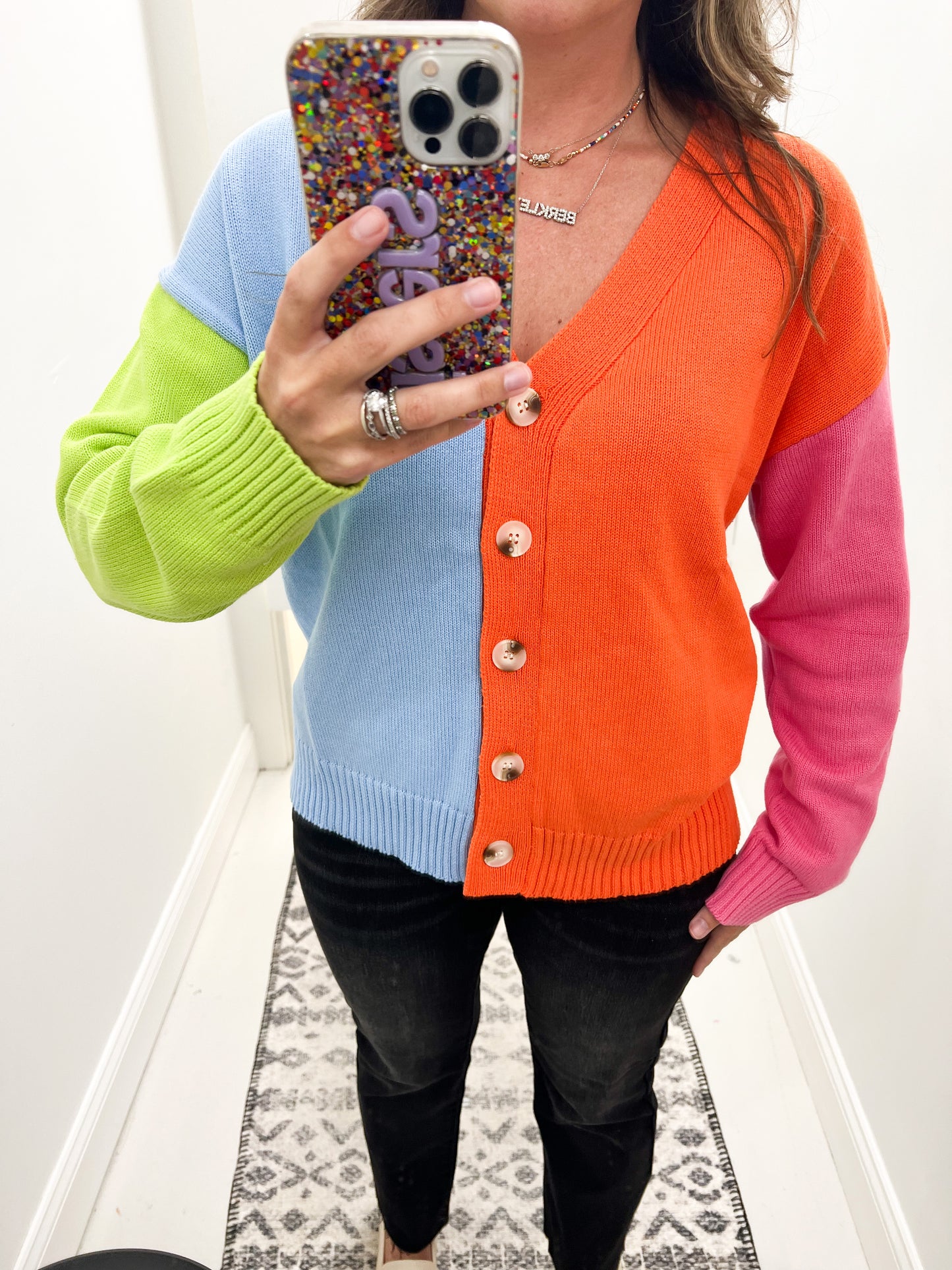 Colby Colorblock Cardigan