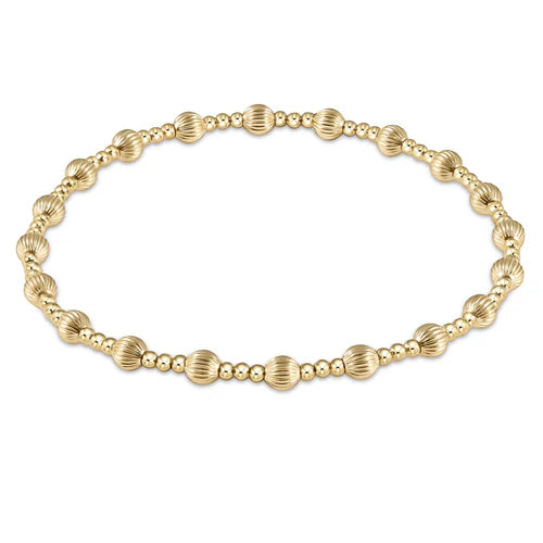 E Newton Dignity Sincerity 4mm Gold Bracelet