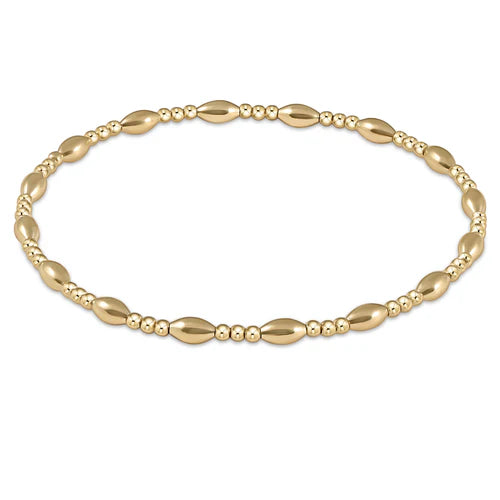 E Newton Harmony Sincerity 2mm Gold Bracelet