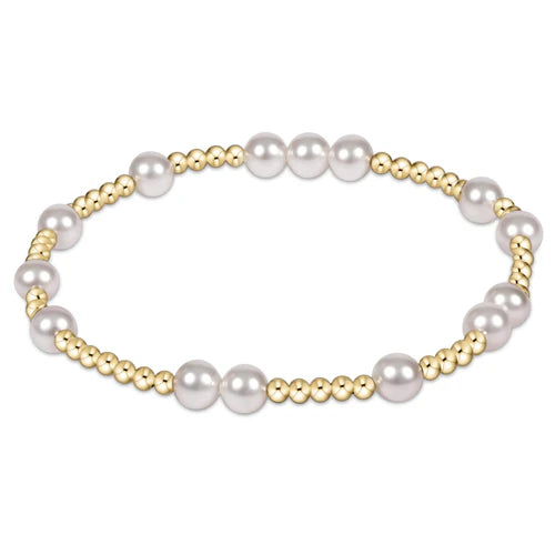 E Newton Hope Pearl 6mm Bracelet