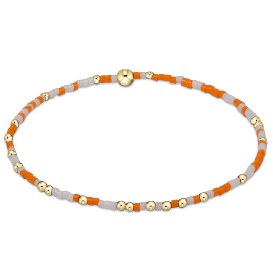 Extends Gameday Hope Unwritten Bracelet Orange/White