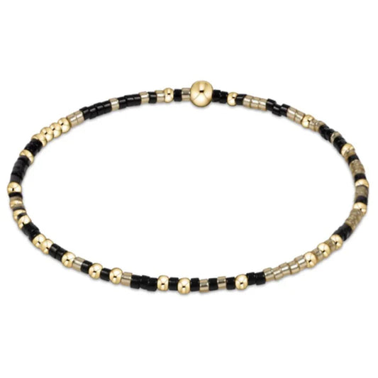 E Newton Gameday Hope Unwritten Gold Luster/Onyx Bracelet