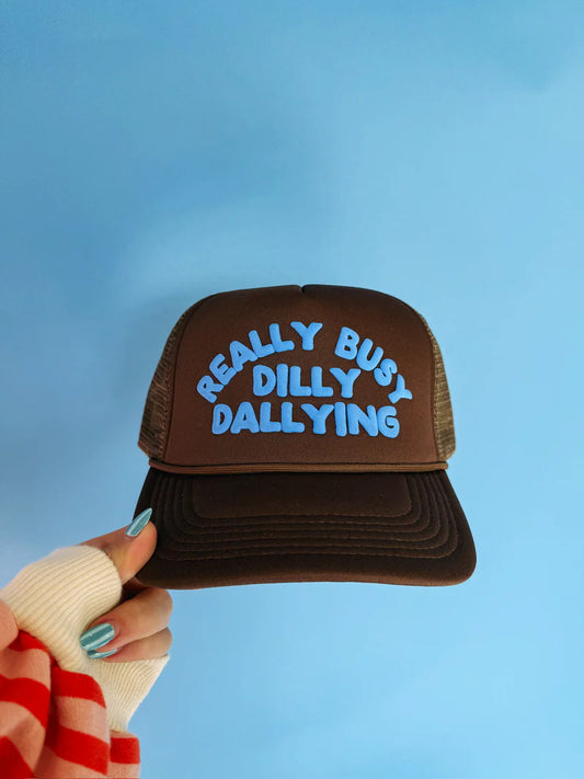 Dilly Dally Trucker Brown