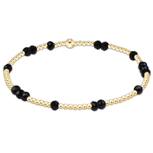 E Newton Gameday Flirty Hope Unwritten Bracelet Black