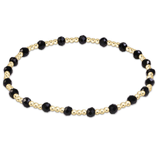 E Newton Gameday Flirty Sincerity Bracelet Black