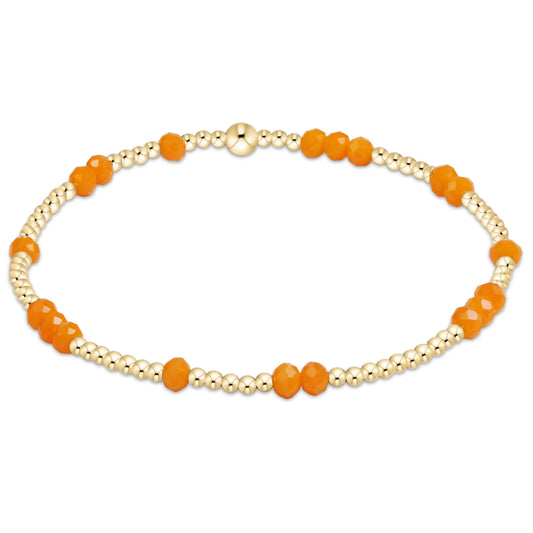 E Newton Gameday Flirty Hope Unwritten Bracelet Orange