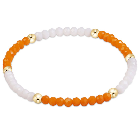 E Newton Gameday Flirty Presence Bracelet Orange/White