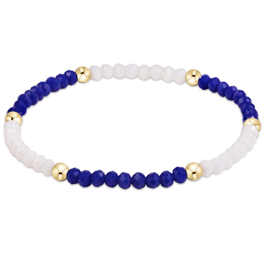 E Newton Gameday Flirty Presence Bracelet Blue/White
