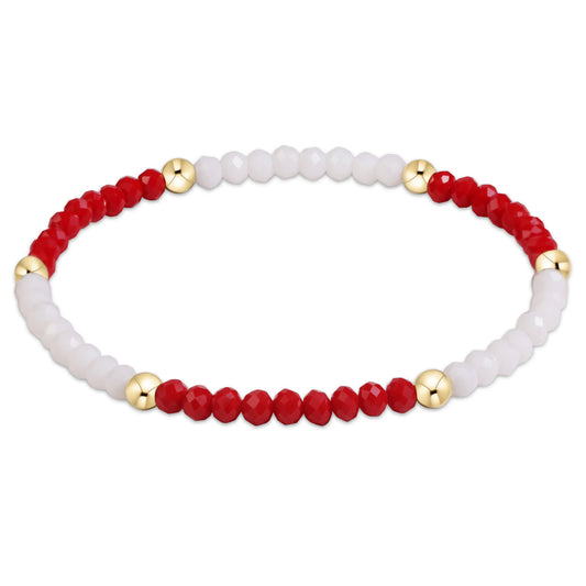 E Newton Gameday Flirty Presence Bracelet Red/White