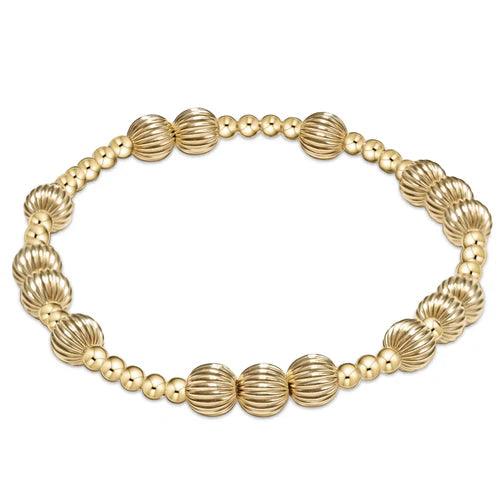 E Newton Hope Gold Dignity 6mm Bracelet