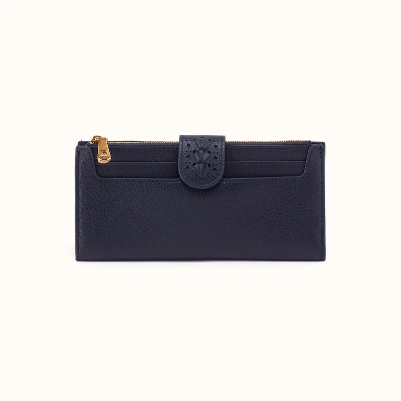 Hobo Dunn Continental Wallet Ink Navy