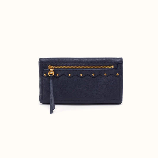 Hobo Lumen Continental Wallet Ink Navy