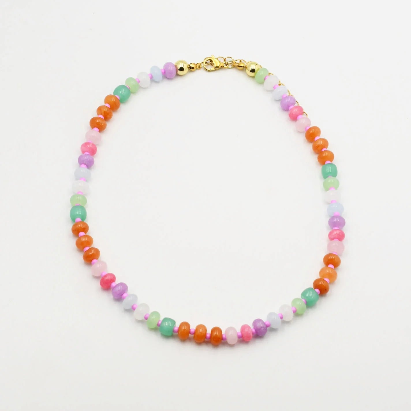 LUXE Pastel Gemstone Necklace