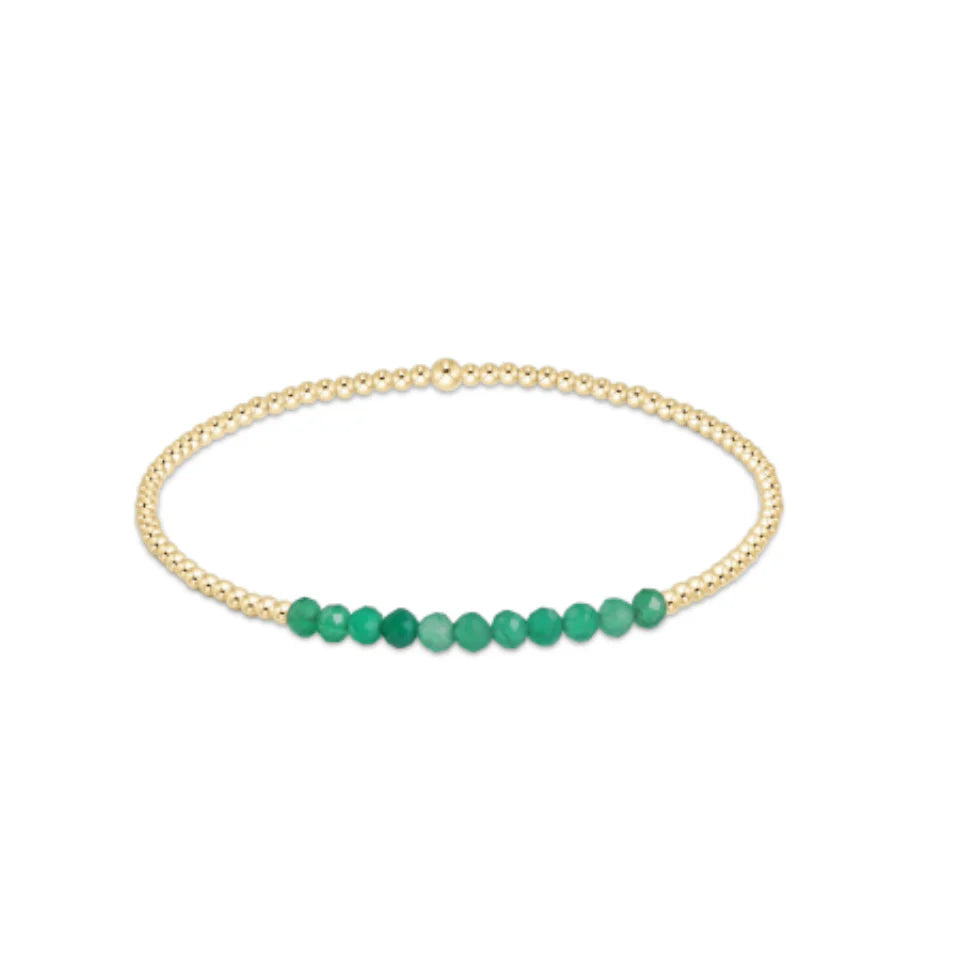 E Newton Bliss 2mm Green Onyx