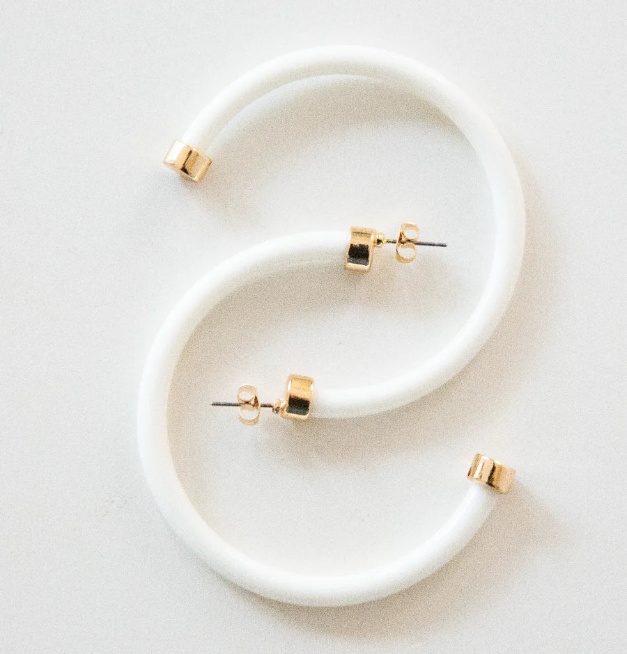 Hoo Hoops White 2"