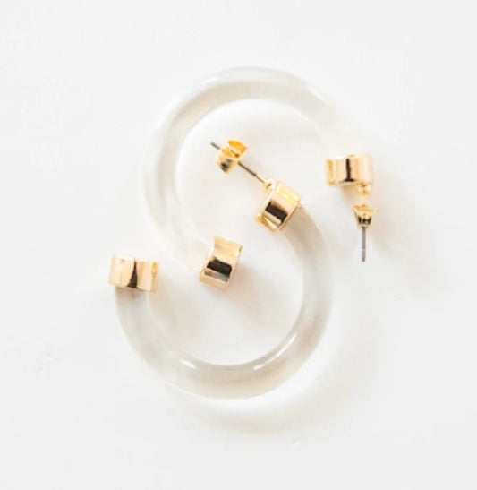 Hoo Hoops Clear 1"