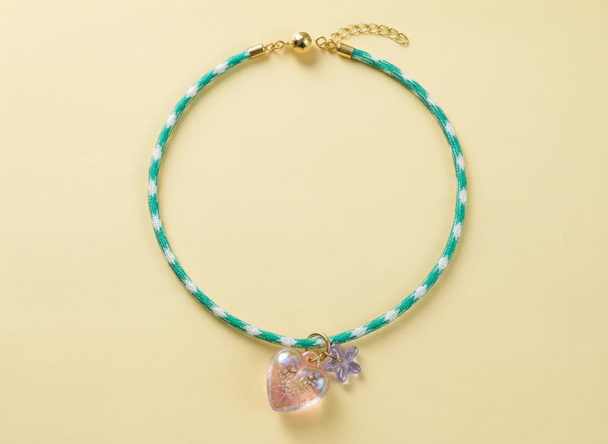 Blakely Teal Cord Necklace