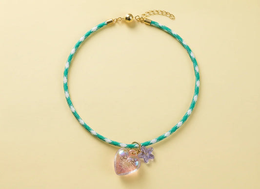 Blakely Teal Cord Necklace