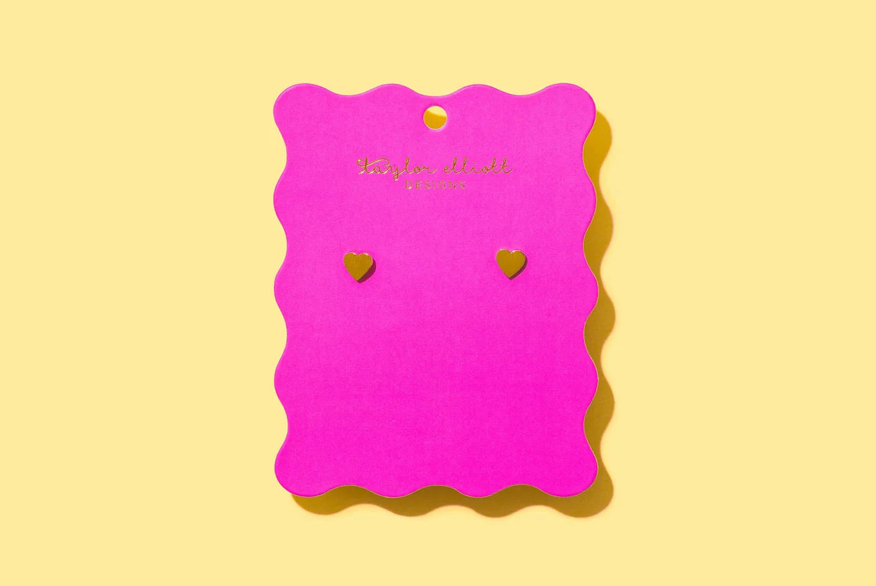 Annie Heart Stud Earrings