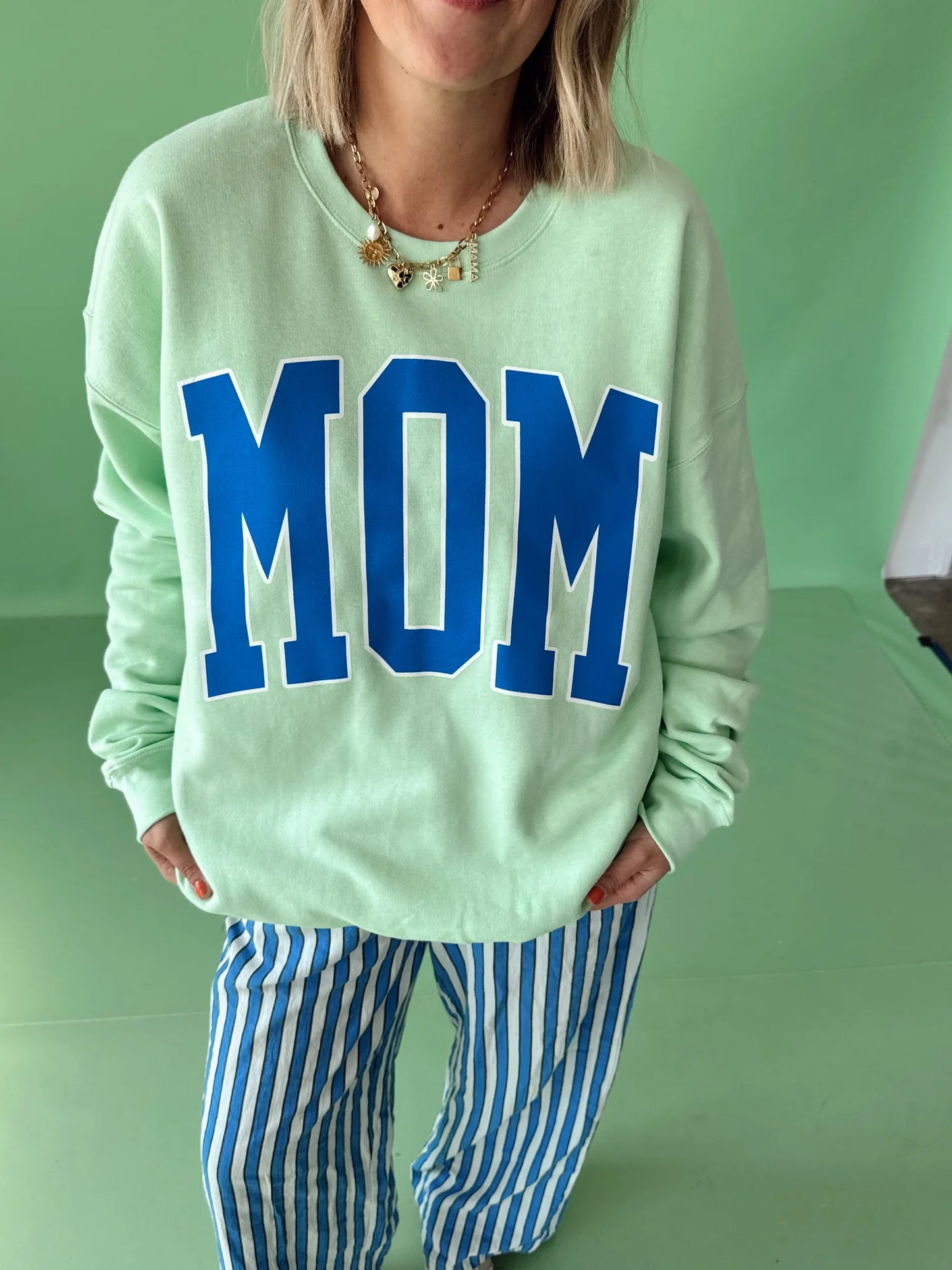 MOM Sweatshirt Mint