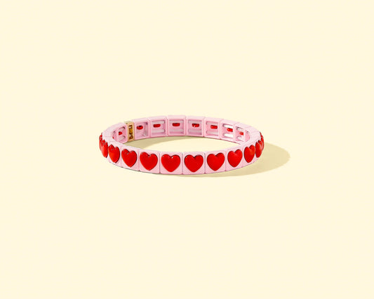 Hartley Pink+Red Bracelet
