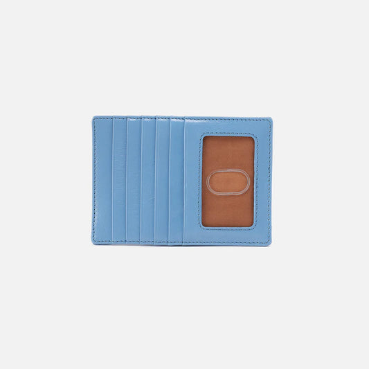 Hobo Euro Slide Card Case Faded Denim