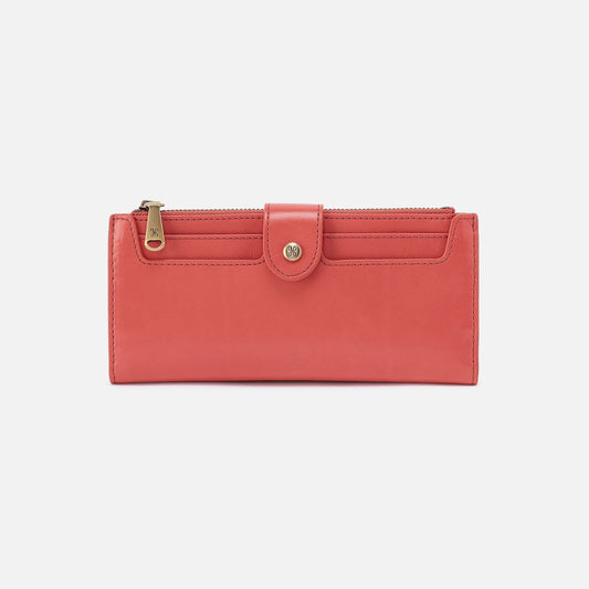Hobo Dunn Continental Wallet Pink Mirage