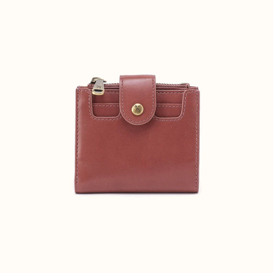 Hobo Dunn Mini Wallet Rosewood